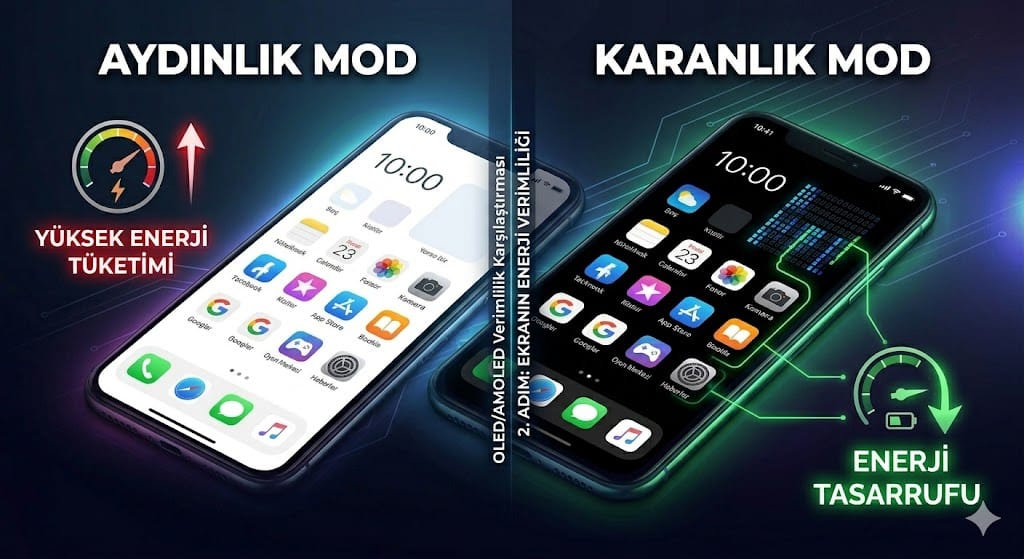 Ekranın Enerji Verimliliğini Optimize Edin