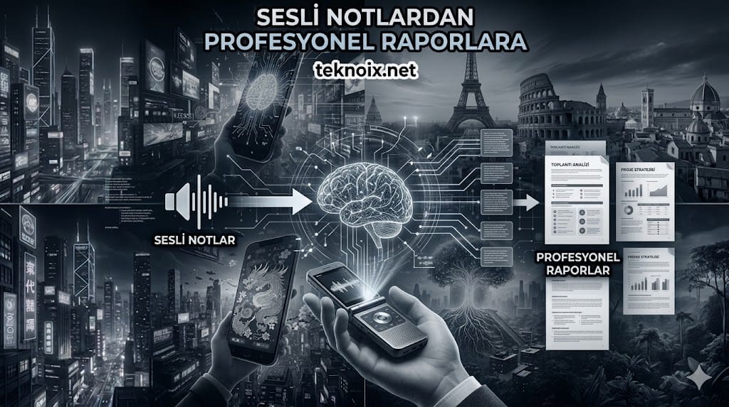 Sesli Notlardan Profesyonel Raporlara