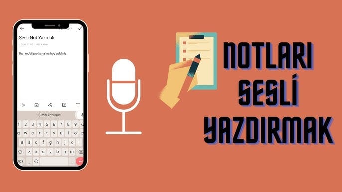 Sesli Notu Rapora Nasıl Dönüştürürsünüz