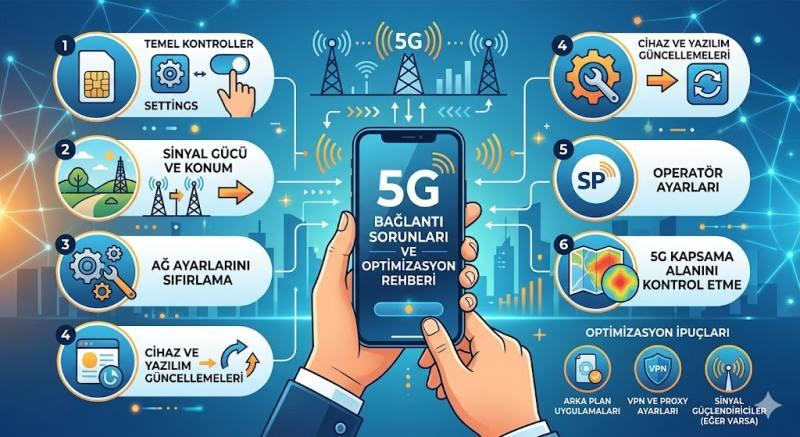  5G Bağlantı Sorunları Optimizasyon Rehberi