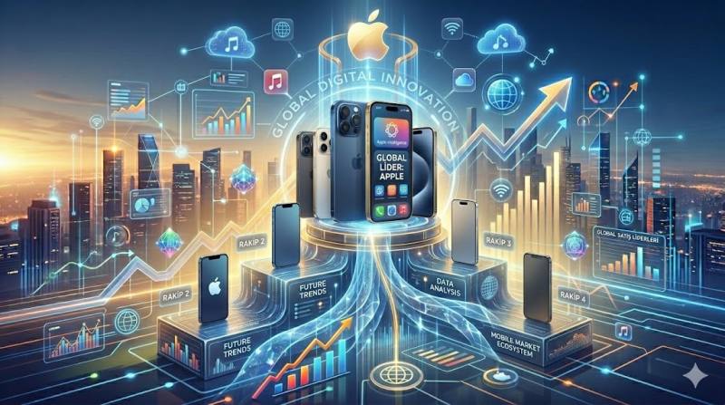 Akılı telefon pazarında Apple telefonlar zirvede-teknoix