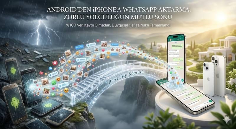 Android'den iPhone'a WhatsApp Aktarma