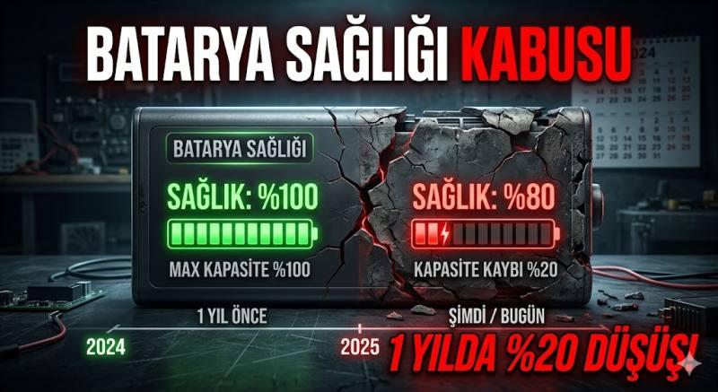 Batarya Sağlığı Kabusu: 1 Yılda %20 Düşüş Normal mi? 2 Batarya Sağlığı