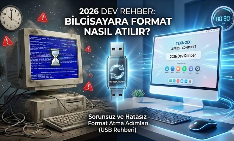 Bilgisayara Format Nasıl Atılır 2026