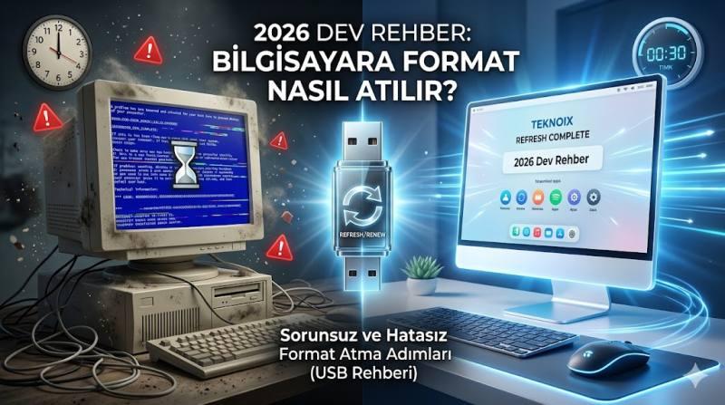 Bilgisayara Format Nasıl Atılır 2026