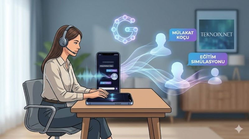 Gemini Live Nasıl Kullanılır? Gerçek Zamanlı Sesli Sohbet Rehberi (2026 Dev Rehberi) 4 Eğitim ve mülakat hazırlığında Gemini Live nasıl kullanılır