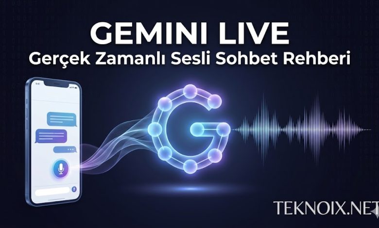Gemini Live Nasıl Kullanılır? Gerçek Zamanlı Sesli Sohbet Rehberi (2026 Dev Rehberi) 1 Gemini Live nasıl kullanılır