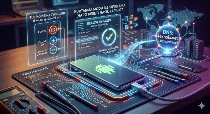 Kurtarma Modu ile Sıfırlama Hard Reset