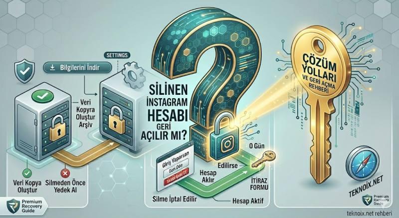 Instagram Hesap Silme 2026 5 Silinen Instegram hesabı geri açılır m