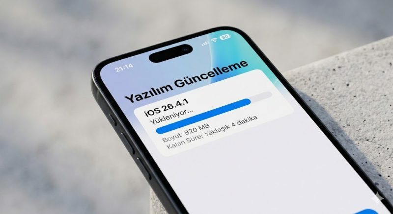 iOS 26.4.1 Yayımlandı: iPhone Kullanıcıları Yüklemeli mi? İşte Yeni Özellikler! 2 iOS 26.4.1 güncelleme ekranı ve iPhone 17 Pro performansı