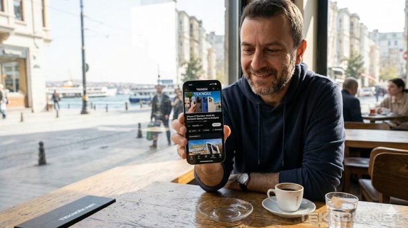 iPhone 17 Pro Max'in parlamayı önleyen yeni nesil ekranı ve 3000 nit parlaklık performansı.