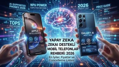yapay zeka desteki telefonlar 2026