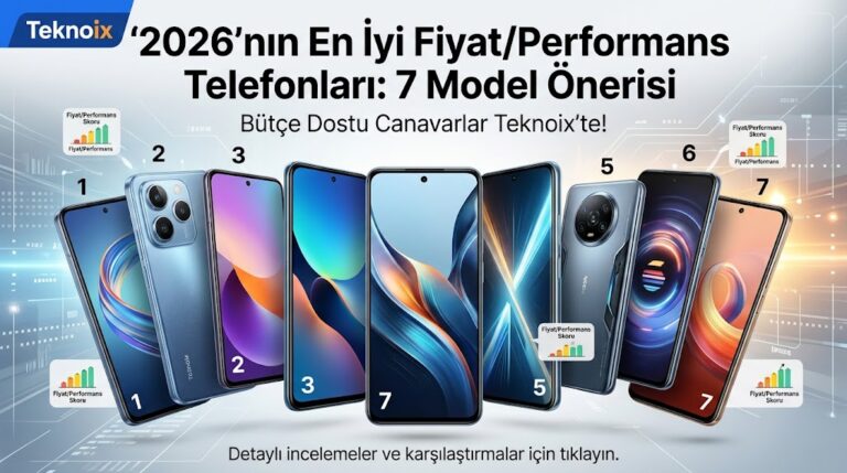 2026’nın En İyi Fiyat/Performans Telefonları: 7 Model Önerisi