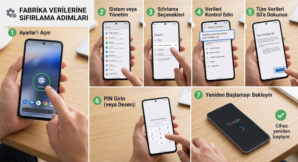 Android Telefon Nasıl Sıfırlanır