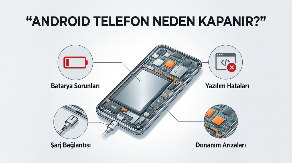 Android Telefon Neden Kapanır ve Açılmaz