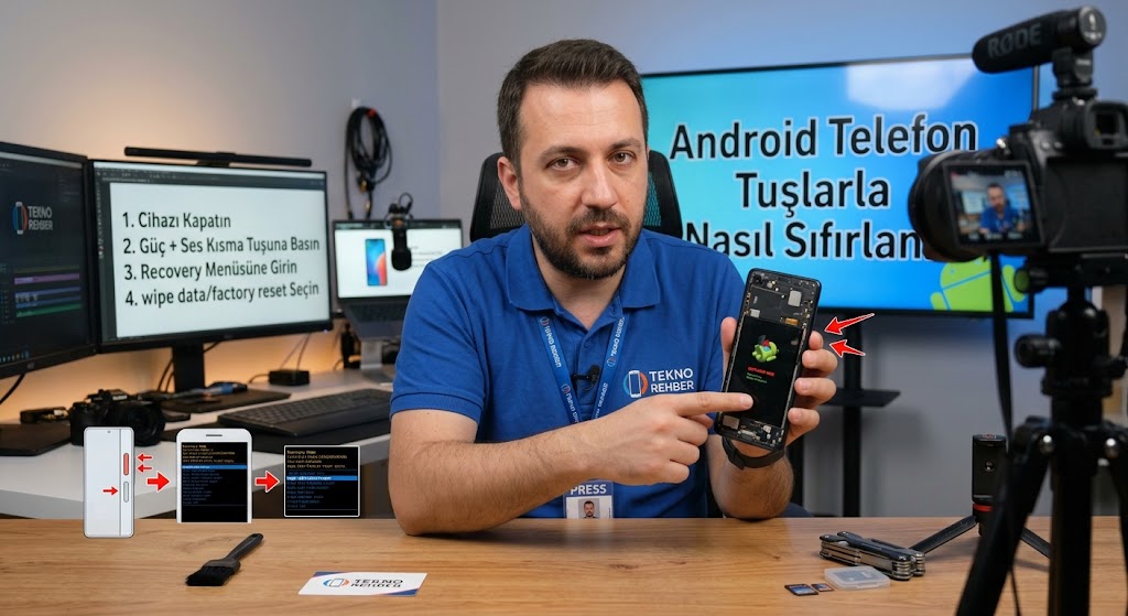 Android Telefon Tuşlarla Nasıl Sıfırlanır