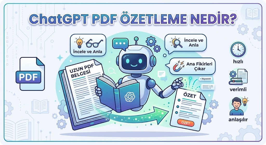 ChatGPT PDF özetleme nedir