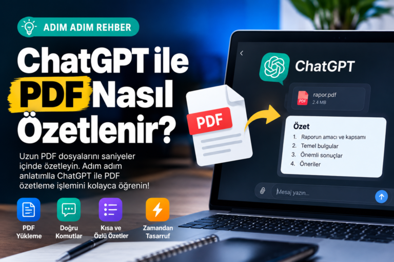 ChatGPT ile PDF Nasıl Özetlenir? (Adım Adım Rehber)