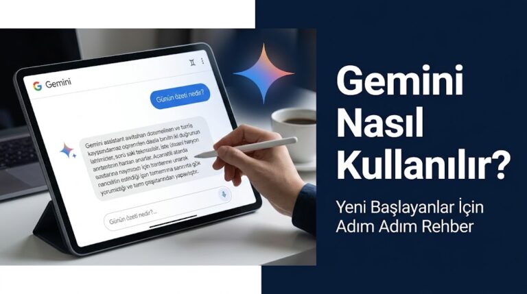 Gemini Nasıl Kullanılır? Yeni Başlayanlar İçin Adım Adım Rehber
