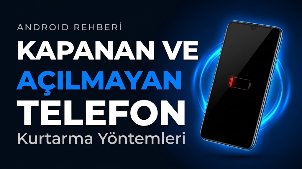 Kapanan ve Açılmayan Android Telefonu Kurtarma Yöntemleri