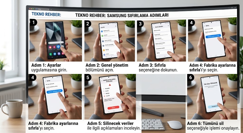 Samsung Telefon Nasıl Sıfırlanır