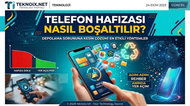 Telefon Hafızası Nasıl Boşaltılır? Android ve iPhone Rehberi