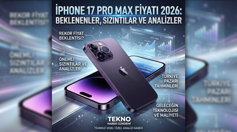 iPhone 17 Pro Max Fiyatı 2026: 256 GB, 512 GB ve 1 TB