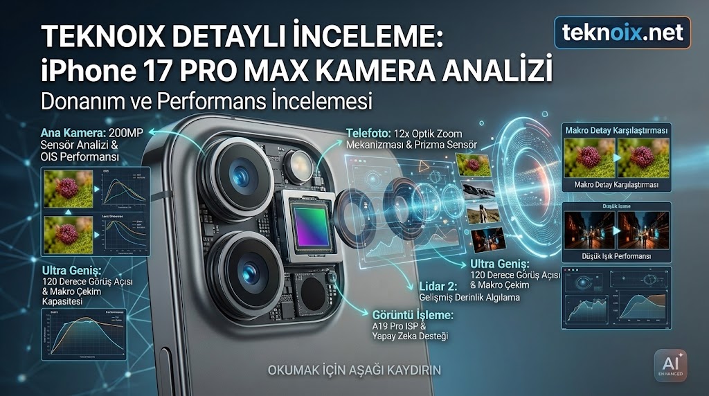 iPhone 17 Pro Max kamerası 