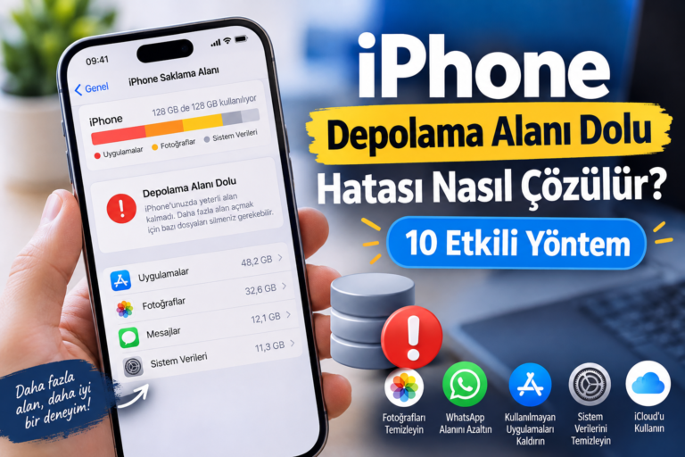 iPhone Depolama Alanı Dolu Hatası Nasıl Çözülür? 10 Etkili Yöntem