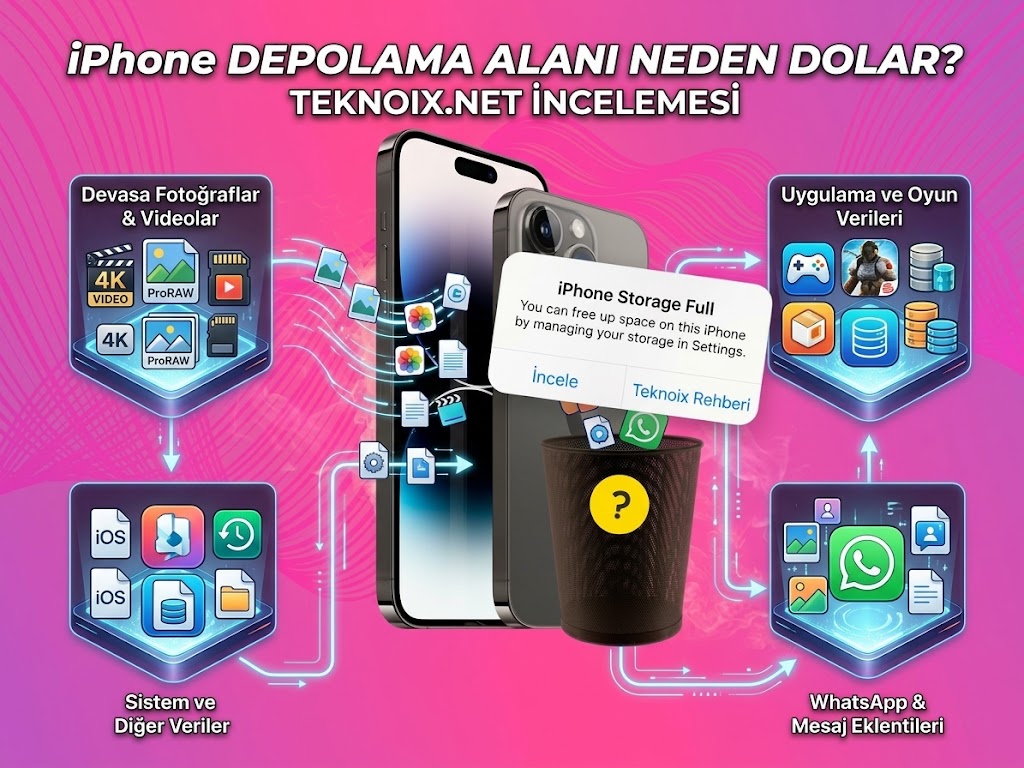 iPhone Depolama Alanı Neden Dolar